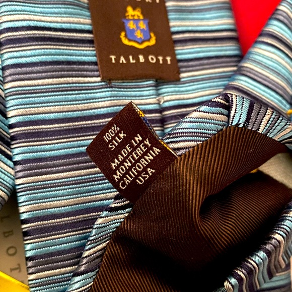 Robert Talbott NWT Tie with Pocket Square - Picture 5 of 11